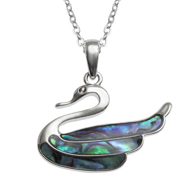 Swan Paua Shell Necklace