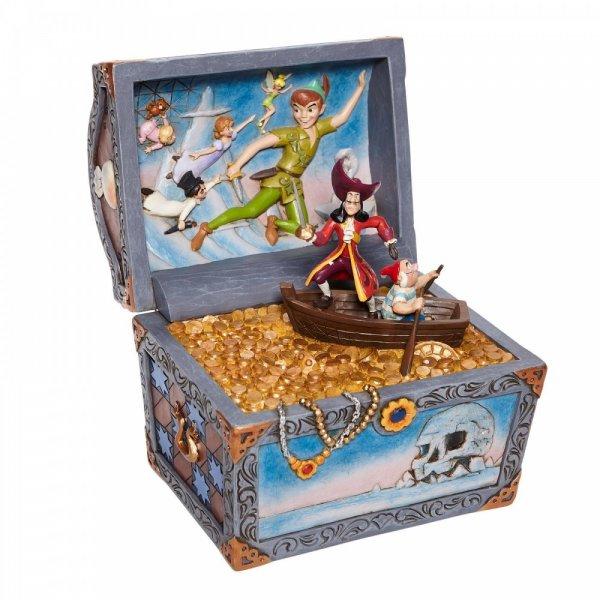 Treasure Strewn Tableau (Peter Pan Flying Scene Treasure Chest) - Disney Traditions from thetraditionalgiftshop.com