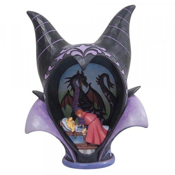 True Love's Kiss (Maleficent Headdress Diorama) - Disney Traditions from thetraditionalgiftshop.com