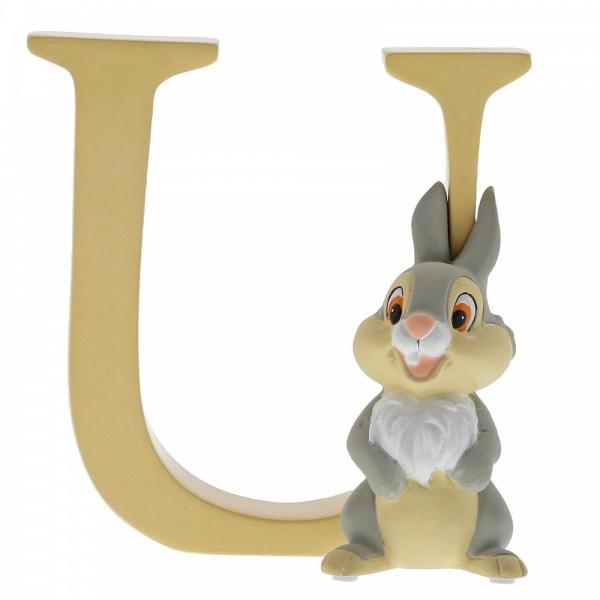 "U" Thumper Alphabet Letter - Disney Enchanting Collection from thetraditionalgiftshop.com