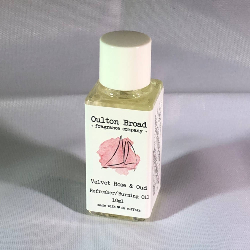 Velvet Rose & Oud Fragrance Oil (10ml) - Oulton Broad Fragrance Company from thetraditionalgiftshop.com