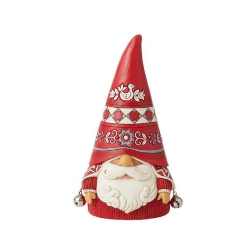 Warming Up For The Season (Nordic Noel Gnome with Jingle Bells) - Heartwood Creek by Jim Shore from thetraditionalgiftshop.com