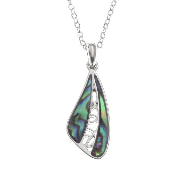 Wing Paua Shell Necklace - Tide Jewellery from thetraditionalgiftshop.com