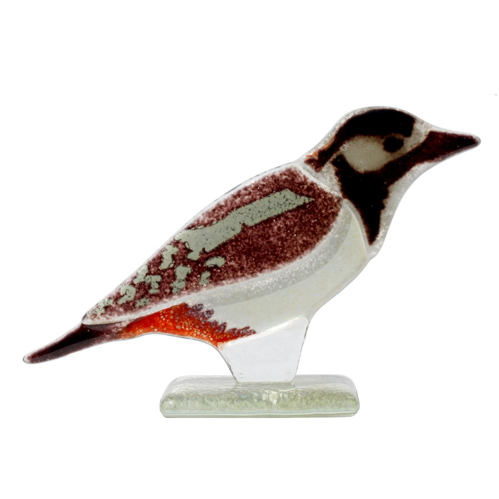 Woodpecker Fused Glass Ornament - D&J Glassware Fused Glass from thetraditionalgiftshop.com