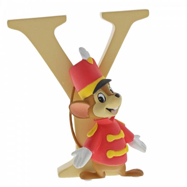 "Y" Timothy Q. Mouse Alphabet Letter - Disney Enchanting Collection from thetraditionalgiftshop.com